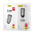 DUDAO R6S 12-24/5V 3.4A 2x USB autós adapter