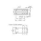 RT314730 230VAC 16A 1x morze jelfogó -SCHRACK