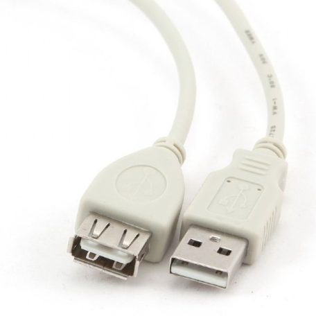 CB-95.007 USB-A dugó/USB-A alj - 0.75m kábel