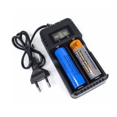 HD-8991B dupla Li-Ion akkumulátor töltő