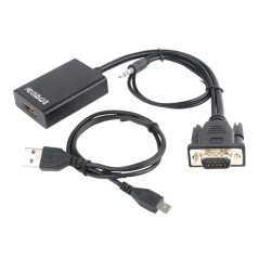 KNV-009 VGA bemenet / HDMI +audio kimenet konverter