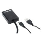 KNV-009 VGA bemenet / HDMI +audio kimenet konverter