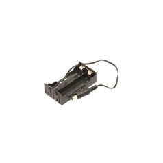 18650 2db-os elemtartó 5.5/2.1mm DC dugóval