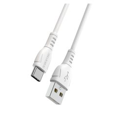   CB-311.01/W USB-C dugó / USB-A dugó USB 3A 1m fehér kábel