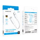 AD-811/W USB-C dugó/3.5mm sztereó aljzat - fehér adapter