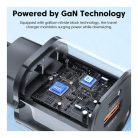 TOOCKI JCB02 100-240/5V 33W GaN USB-A+USB-C adapter