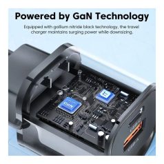TOOCKI JCB02 100-240/5V 33W GaN USB-A+USB-C adapter