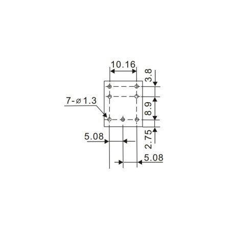 LR2A-12W 12V 10A 2x záró jelfogó -RAYEX