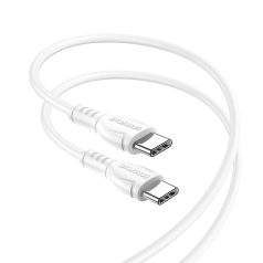 CB-318.01 USB-C dugó / dugó 1m fehér kábel - BOROFONE
