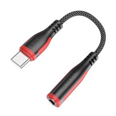 AD-811/B USB-C dugó/3.5mm sztereó aljzat - fekete adapter