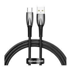   CB-316.01 USB-C dugó / USB-A dugó 6A 100W 1m fekete kábel -BASEUS