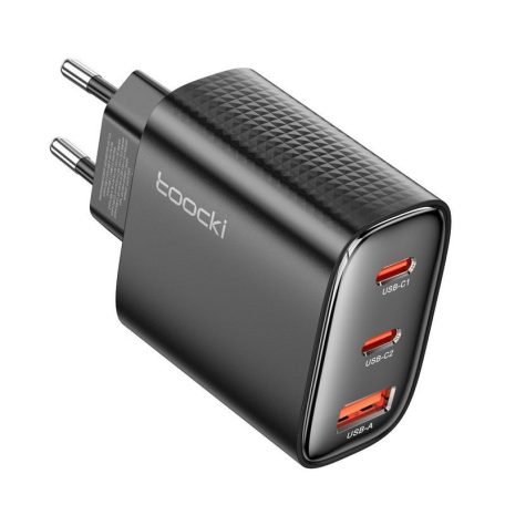 TOOCKI TCT40 100-240/5V 40W GaN USB-A+2xUSB-C adapter