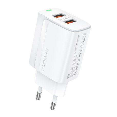FONENG EU63 110-240/5V 2.4A 12W 2x USB-A adapter