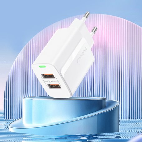 FONENG EU63 110-240/5V 2.4A 12W 2x USB-A adapter