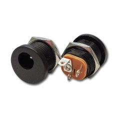 DC aljzat 5.5/2.1mm - beépíthető - műanyag