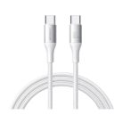 CB-322.01 USB-C dugó/USB-C dugó 3A 60W 1m fehér kábel -JOYROOM