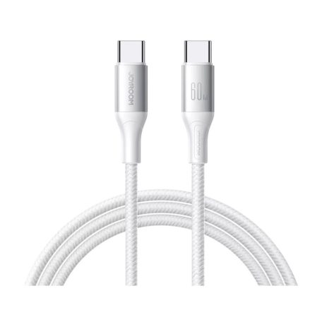 CB-322.01 USB-C dugó/USB-C dugó 3A 60W 1m fehér kábel -JOYROOM
