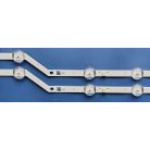 LED-sor 32 colos SAMSUNG TV-hez 2x7LED, ívelt, 619mm