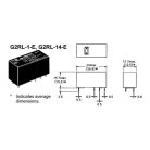 G2RL-1-E 24VDC 16A 1x morze jelfogó -OMRON