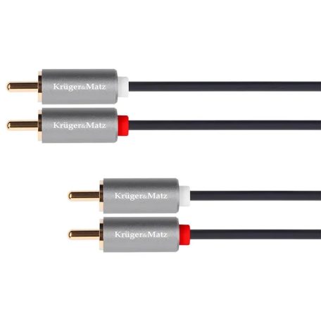 CB-12.01/K 2x RCA dugó/2x RCA dugó - 1m kábel