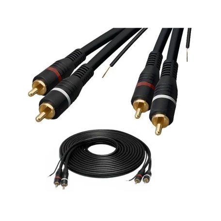 CB-12.05/G/J 2x RCA dugó/2x RCA dugó - 5m kábel