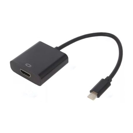 AD-96 USB-C dugó / HDMI aljzat 15cm adapter