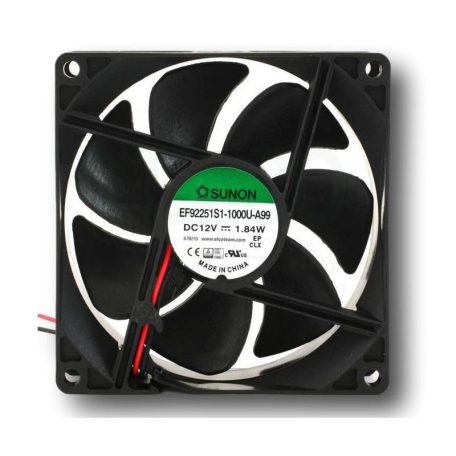 92x92x25mm 12VDC 1.84W siklócsapágyas -SUNON ventilátor
