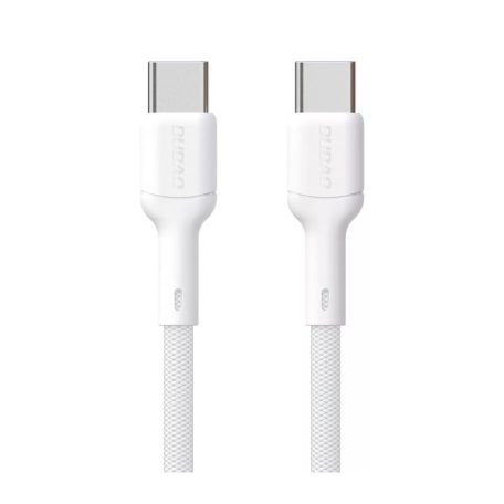 CB-328.01 USB-C dugó/USB-C dugó 65W 1m fehér kábel -DUDAO
