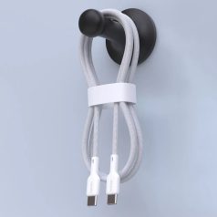   CB-328.01 USB-C dugó/USB-C dugó 65W 1m fehér kábel -DUDAO