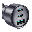 JOYROOM JR-CCN19 12-24/5V 65W 2xUSB-C + USB-A autós adapter