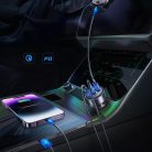 JOYROOM JR-CCN19 12-24/5V 65W 2xUSB-C + USB-A autós adapter