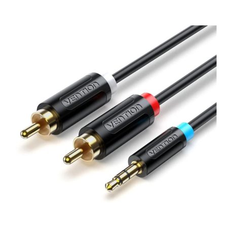 CB-33.01/V 3.5mm szt.dugó/2x RCA dugó - 1m kábel -VENTION