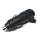 Autó szivargyújtó dugó 6x32mm biztosítékházzal LED visszajelzéssel