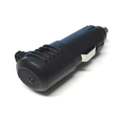   Autó szivargyújtó dugó 6x32mm biztosítékházzal LED visszajelzéssel